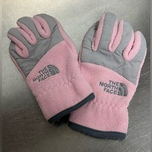 North Face Girls Denali Pink Thermal Glove - Size Small - GUC